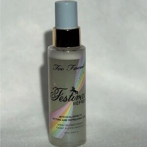 Discontinued RARE Too Faced Festival Refresh Mystical Effects Setting Spray